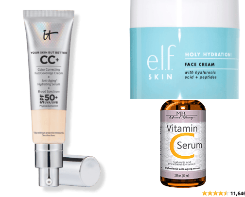 Skincare cover photo collage