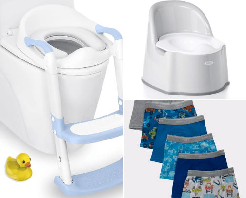 Boy Potty Traning cover photo collage