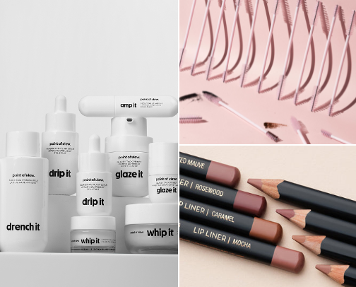 Makeup artist essentials💄 cover photo collage