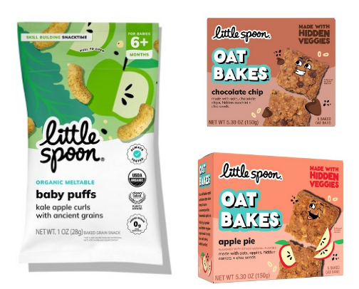 Favorite Organic Baby & Toddler Snacks cover photo collage