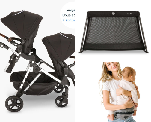 Baby registry essentials for a first time mommy! cover photo collage