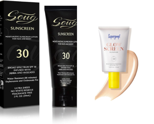My favorite sunscreens cover photo collage
