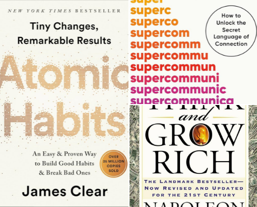 Self-Improvement & Health-Focused Books That Changed My Lifestyle cover photo collage
