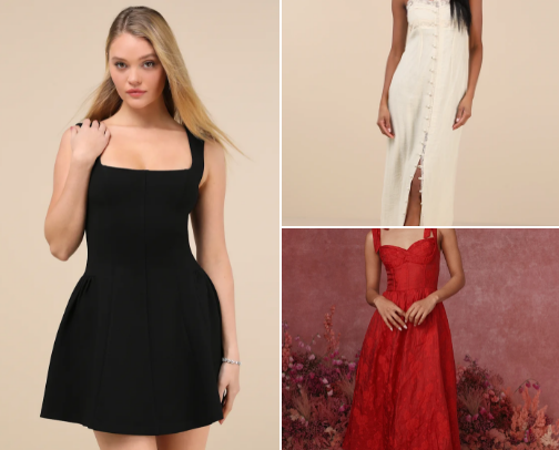 Dresses that will stop a room!! cover photo collage