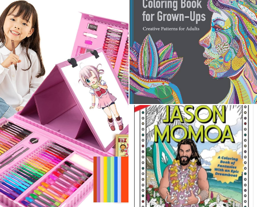 Art Supplies for kids/adults. cover photo collage