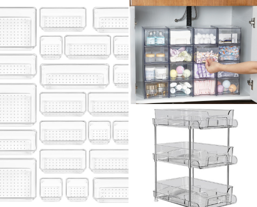 Bathroom Organization Inspo cover photo collage