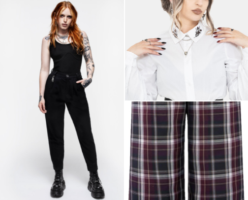 Alternative teacher outfits 🥀⛓️🌎👩🏻‍🏫 cover photo collage