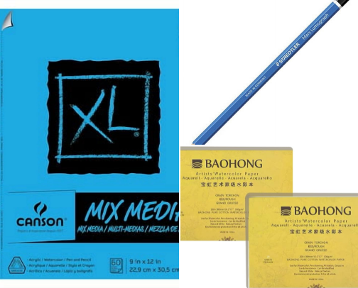 The Only Art Supply List You'll Ever Need (Curated Essentials) cover photo collage