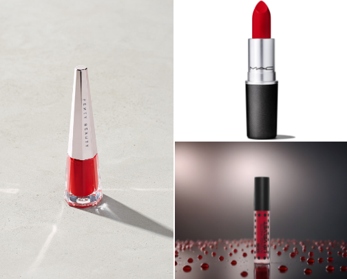 My Favorite Red Lipsticks and Lip Liners for Dark Skin Black Women cover photo collage