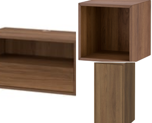 Affordable Ikea TV console hack cover photo collage