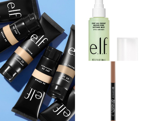 Affordable everyday makeup ✨ cover photo collage