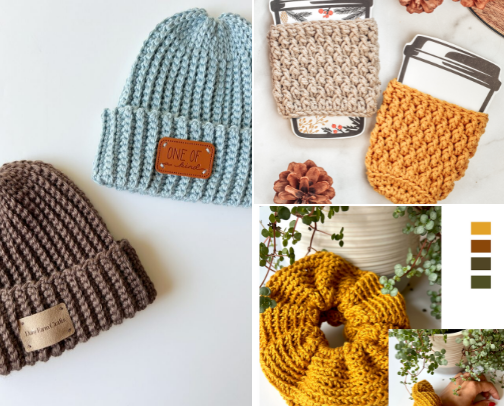 Hook It, Gift It, Sell It: Crochet Gifts to Make & Sell cover photo collage