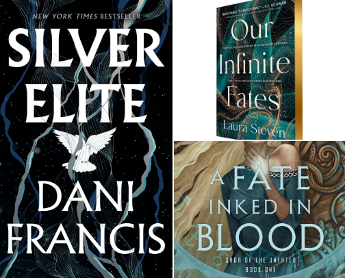 Fast-Paced Romantasy cover photo collage