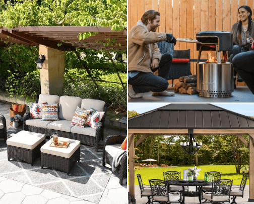 Outdoor Oasis cover photo collage