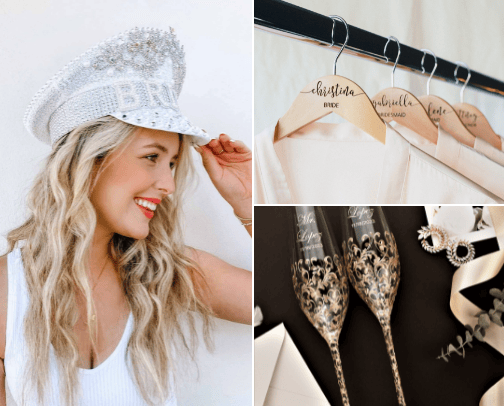 "Bridal Bliss Essentials: Must-Haves for Your Perfect Wedding Day." cover photo collage