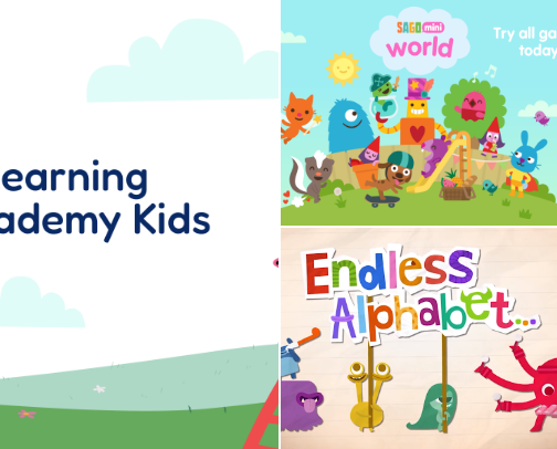 🌈 Growing Minds: Kid-Friendly Apps & Activities by Age cover photo collage