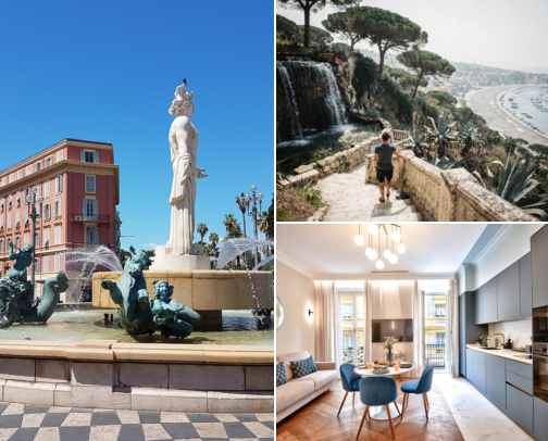 Hotel stays for an easygoing getaway, Nice, France: Views, Villas, Parks, Museums and Places to Stay cover photo collage