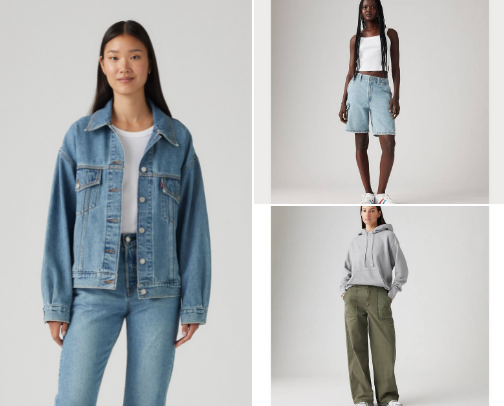 Levi’s Faves cover photo collage