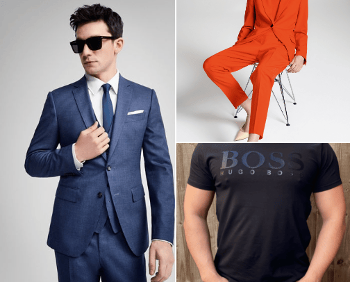 Hugo Boss Fashion cover photo collage