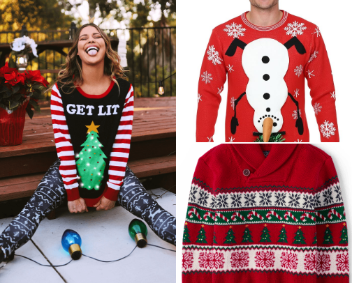 Must-Have Ugly Christmas Sweaters (2025 Holiday Party Picks) cover photo collage