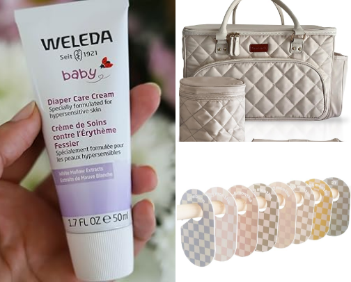 Amazon Newborn Baby Essentials to Stock Up On Before Birth cover photo collage