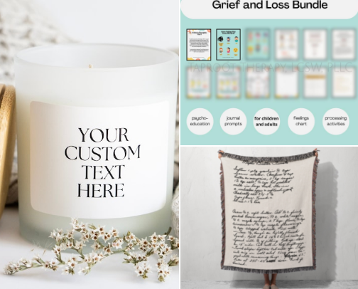 Gifts for Someone Grieving That Aren’t Trash cover photo collage