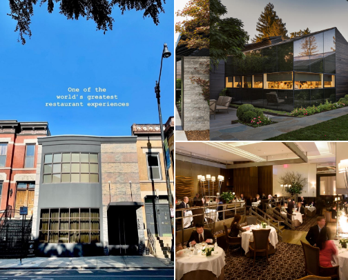 Michelin star restaurants cover photo collage