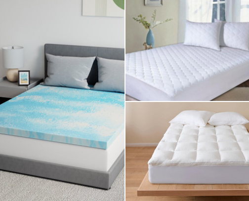 The Ultimate Wayfair Bedding, Mattress Toppers & Sleep Essentials Guide (Wayfair Mattress Toppers, Cooling Pillows & Duvet Sets Edition) cover photo collage