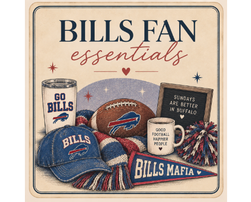 Bills Fan Essentials for the Buffalo Babes cover photo collage