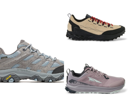 top recommended trail shoes cover photo collage