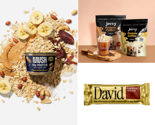 Easy Protein Snacks + Drinks! cover photo collage
