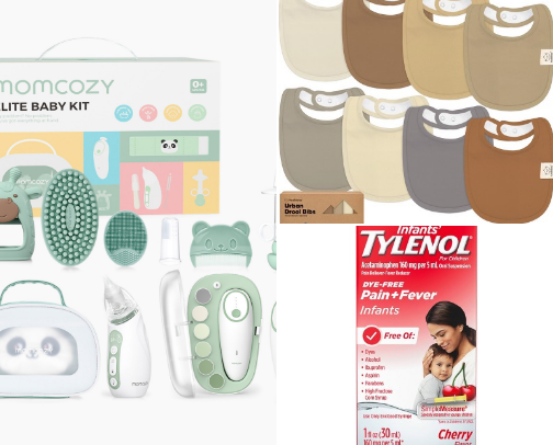 First Time Moms Essentials cover photo collage