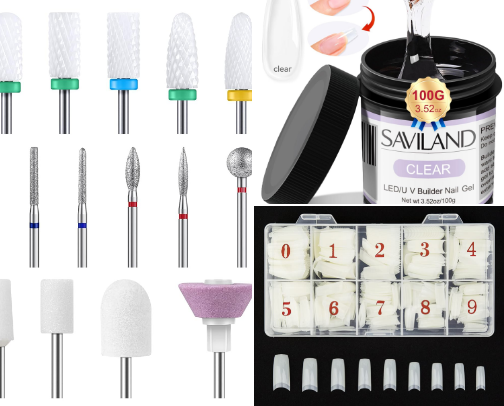 DIY nail essentials for at-home manicures cover photo collage