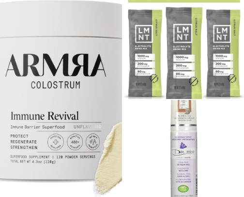 Health Supplements cover photo collage