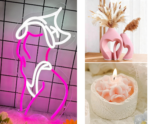 All PINK Home Deco cover photo collage