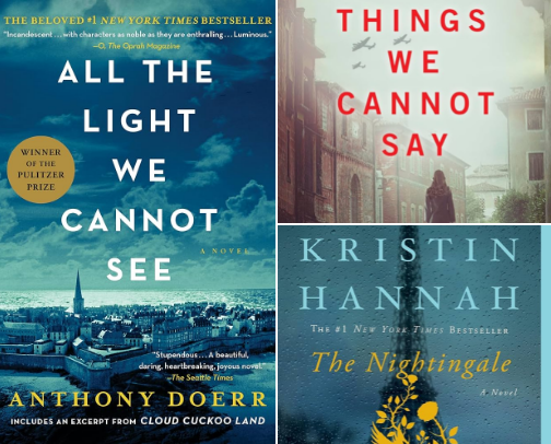 Book recommendations cover photo collage