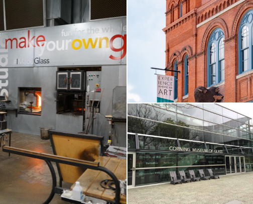 48 Hours in Corning, NY: The Ultimate Crystal City & Gaffer District Weekend Guide cover photo collage