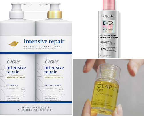 My simple hair care routine cover photo collage