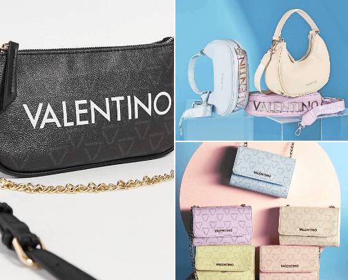 Valentino bags cover photo collage