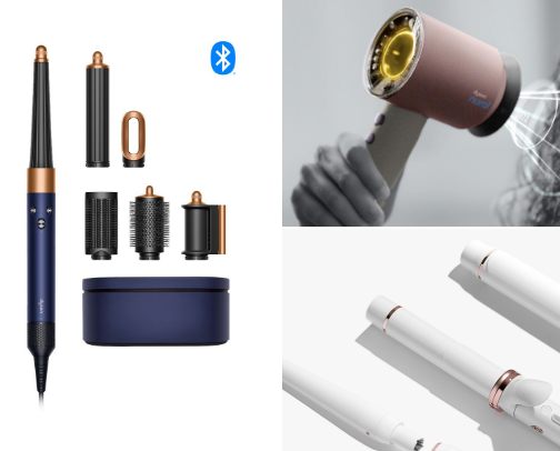 Hair tools cover photo collage
