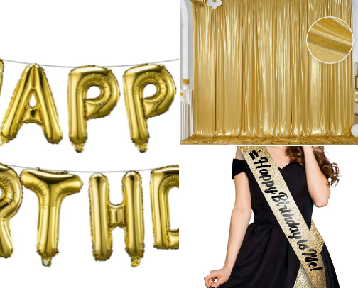 Birthday Decor cover photo collage