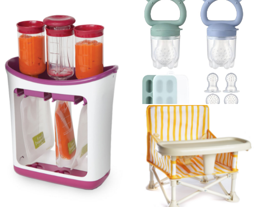 Meal & Feeding Essentials for Babies Starting Solids cover photo collage