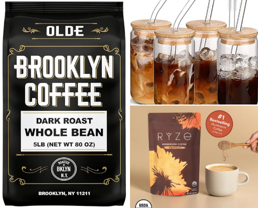 Fresh Coffee with no additives or chemicals ☕ cover photo collage