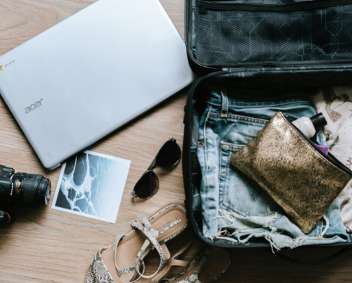 Travel Essentials ✈️ cover photo collage