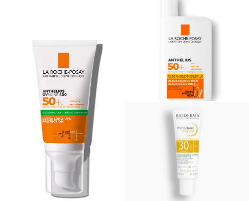 15 Best Sunscreens for Oily & Acne-Prone Skin cover photo collage