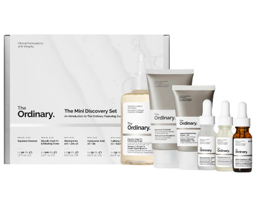 The Ordinary. The mini discovery set 28.80USD cover photo collage