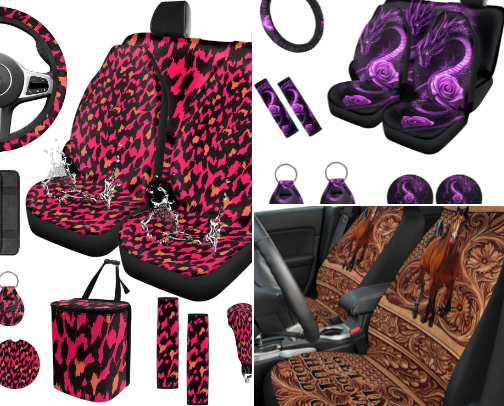 Car accessories cover photo collage