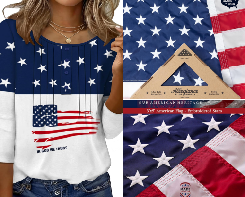 July 4, 2026 USA 250 years 🇺🇸 cover photo collage