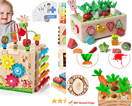 The Montessori method of education involves children's natural interests and activities.  cover photo collage