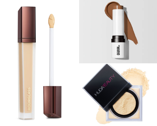 makeup products cover photo collage